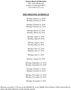 Icon of 2016 Brd Of Education Mtg Schedule